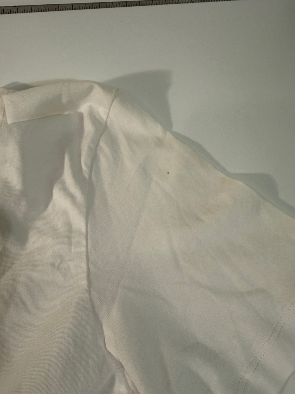 Selected Homme, White Graphic Dot Circle Cotton T-Shirt - Picture 9 of 9